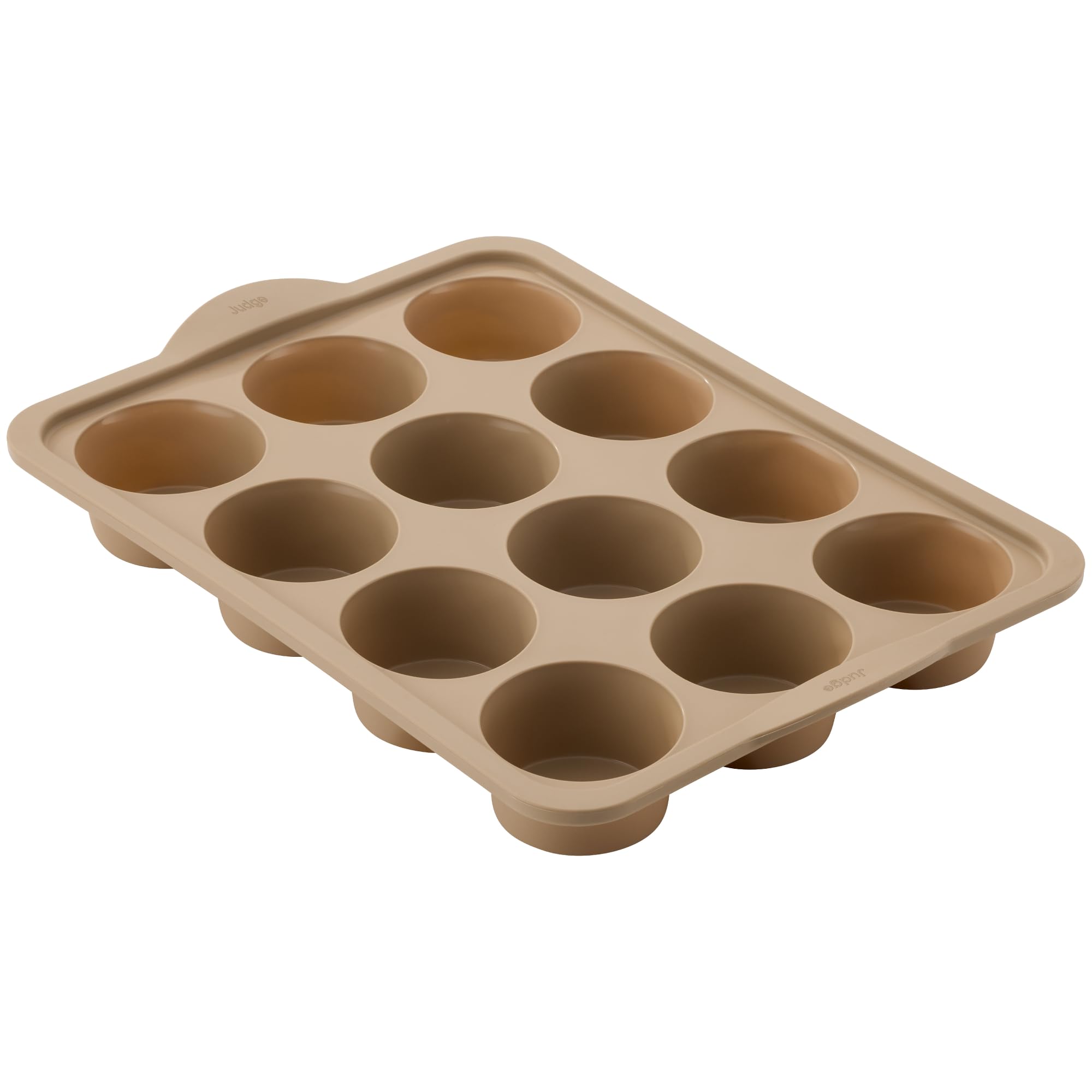 Judge Silicone Muffin Tray, Cupcake & Yorkshire Pudding Moulds (Hazelnut)