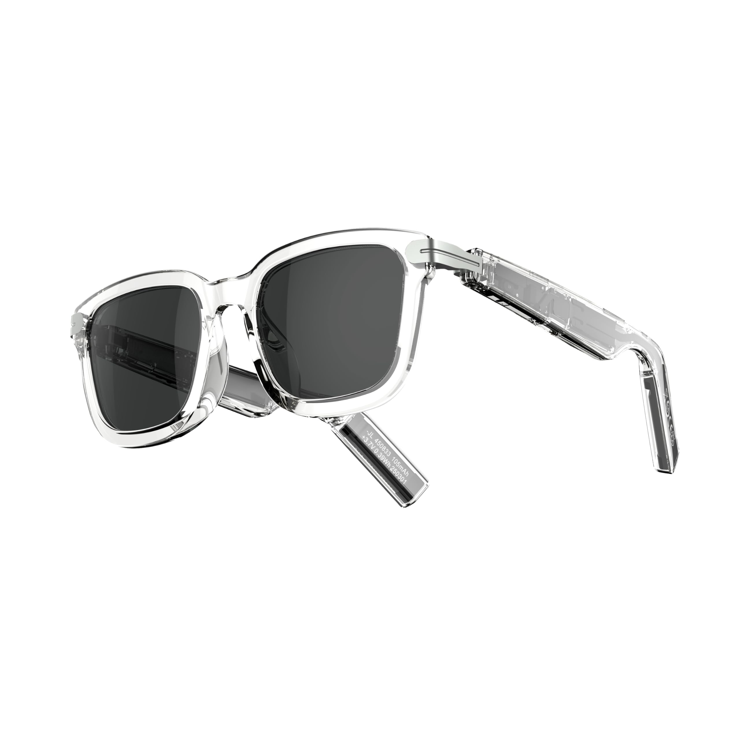 Futopia AIVIS-G AI Smart Glasses|Voice Assistant,Stereo Audio,Dual Mic ENC|Calls,Music & Translation|Real-time Translation|Meeting Minutes|Dual-Microphone|Noise Reduction|Single-Point Touch-image-5