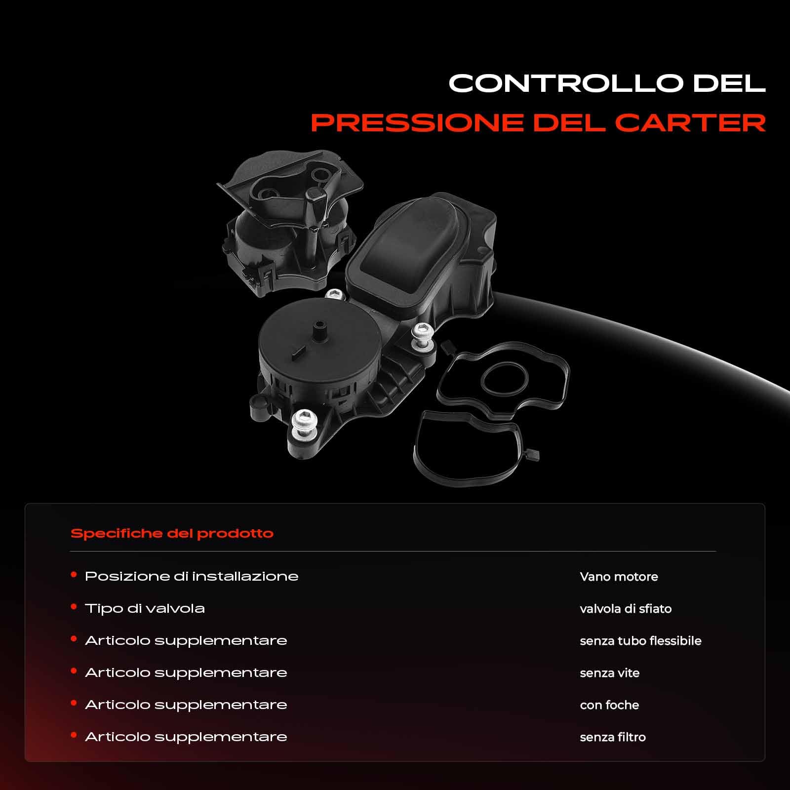 Frankberg Sfiato del basamento separatore d'olio Diesel Compatibile con Serie 3 Touring E46 2.0L Serie 3 E46 2.0L X3 E83 2.0L Serie 1 E87 2.0L Serie 3 Touring E91 2.0L Replace# 11127799224