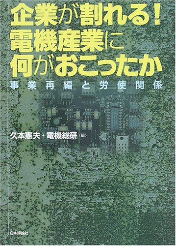 企業が割れる!電機産業に何がおこったか: 事業再編と労使関係