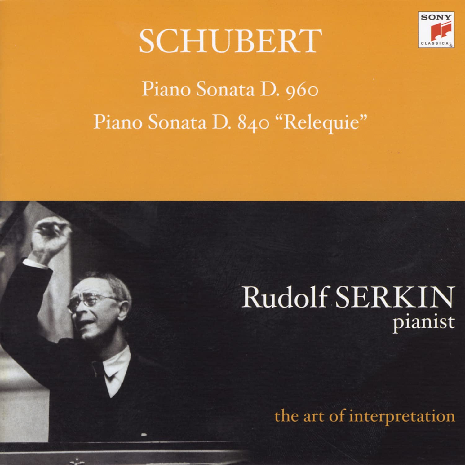 Schubert: Piano Sonata D. 960; Piano Sonata D. 840 "Reliquie" [Audio CD]