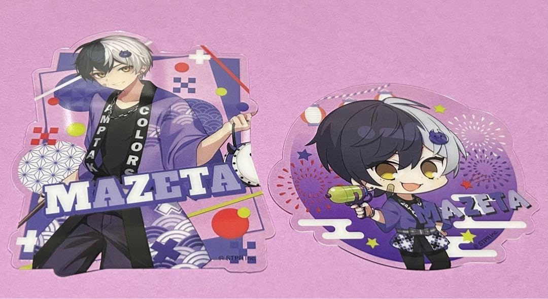 AMPTAK×COLORSランダムダイカットクリアカードあっとくん