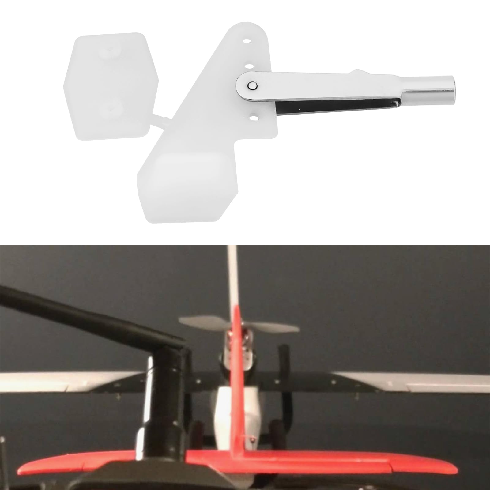 VGOL 10Sets RC Plane Surface Control Horns with M3 Clevis Snap Links for Elevator Rudder Flaps - Image 3