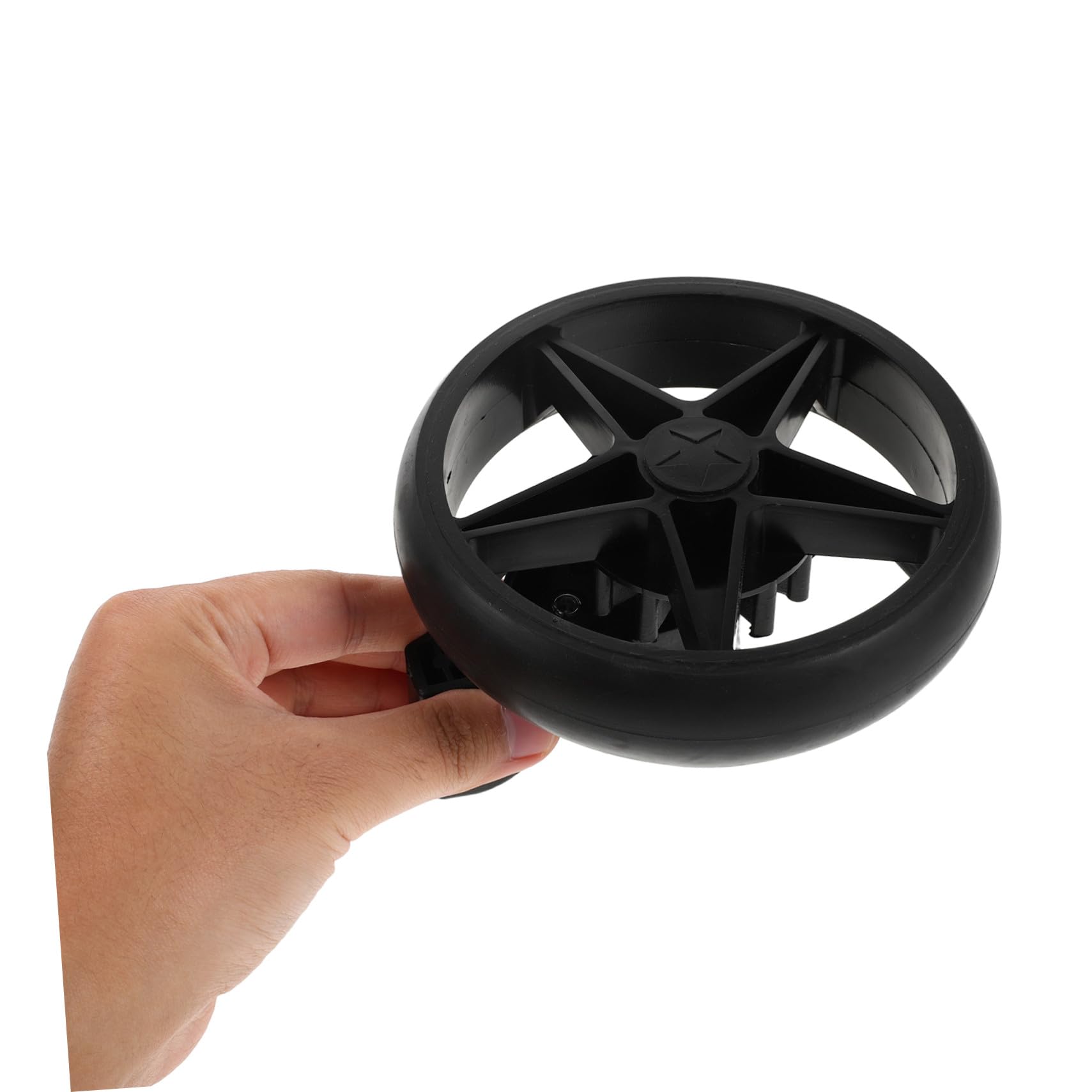 2 Pièces accessoires de poussette roues pivotantes Black