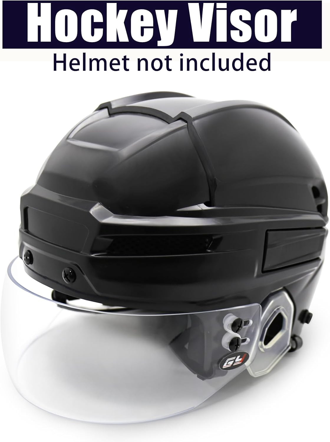 GY Hockey Visor Clear Hockey Helmet Visor Youth Hockey Half Visor Adult, Inside Anti-Fog/Outside Anti-Scratch (HV-M88)
