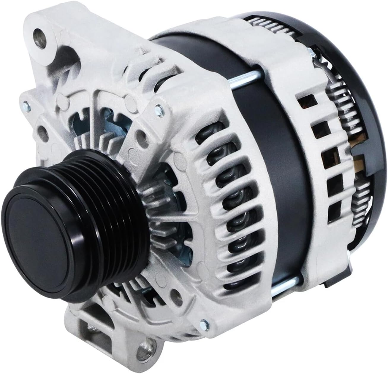 Alternator Compatible with Chevrolet Traverse 09-17 3.6L V6 for Buick Enclave 08-17 3.6L for GMC Acadia 07-16 3.6L 12V 170A 6-Groove Pulley Clockwise Replace 23279588