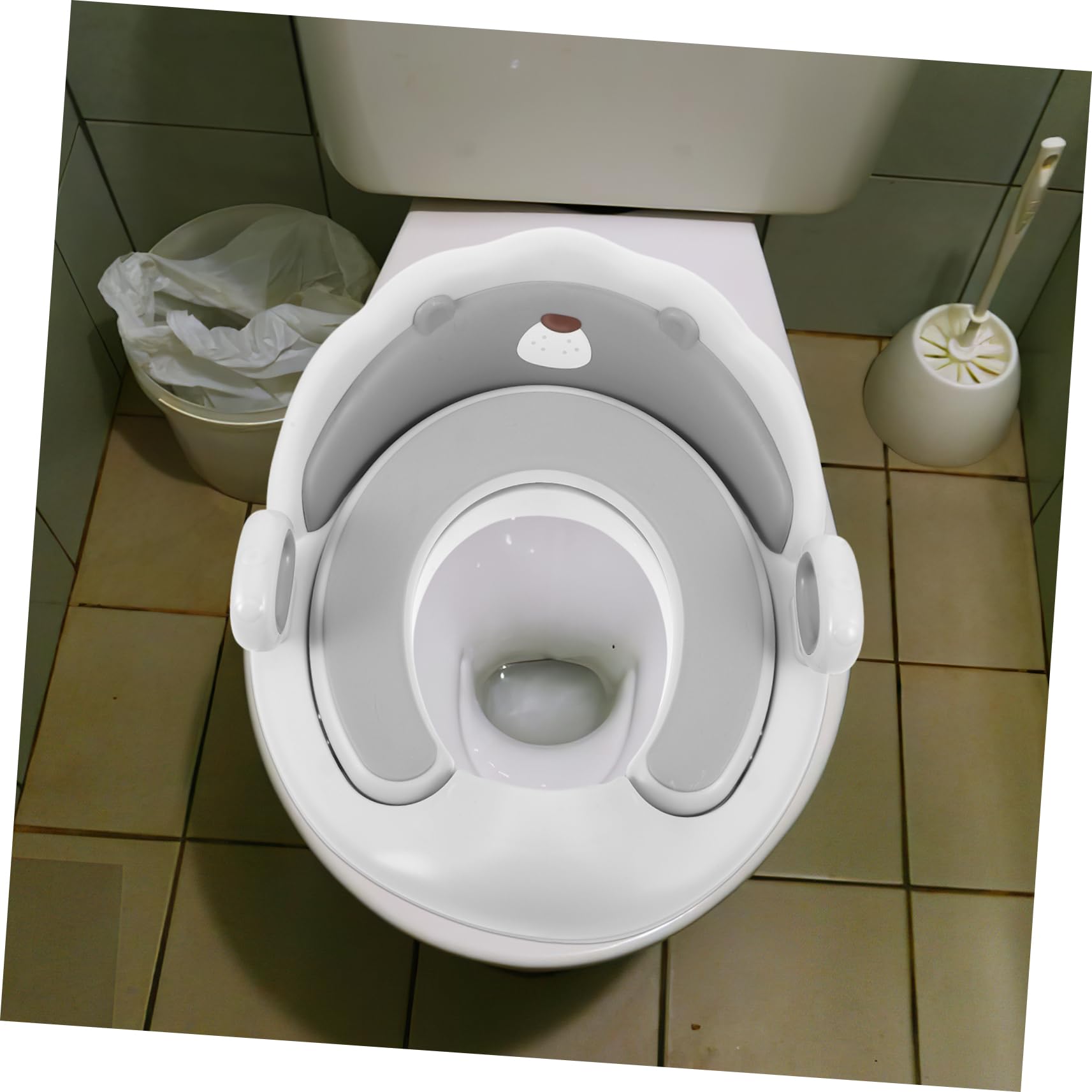 Toyvian Asiento de Orinal Plegable para Niños Pequeño Entrenamiento Baño Antideslizante Asiento Inodoro Portátil para Bebés