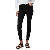 Only Onlblush Mid SK Ank Rawjns Rea2343 Noos Jeans Skinny, Nero (Black Denim)