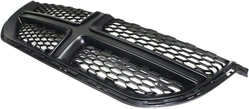 Miniatura 2 de FITRITE AUTO PARTS Nueva parrilla para Dodge Caravan 2011-2020, camioneta RAM Cargo 2012-2015, hecha de plástico ABS, negro/pintura a juego