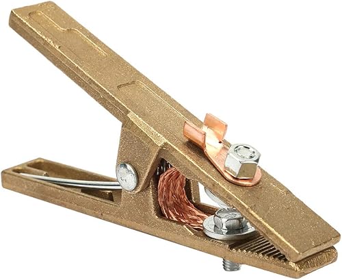 Miniatura 3 de Fafeicy Abrazadera de tierra de la soldadura de tierra de la forma de latón para la máquina de soldar (300A)