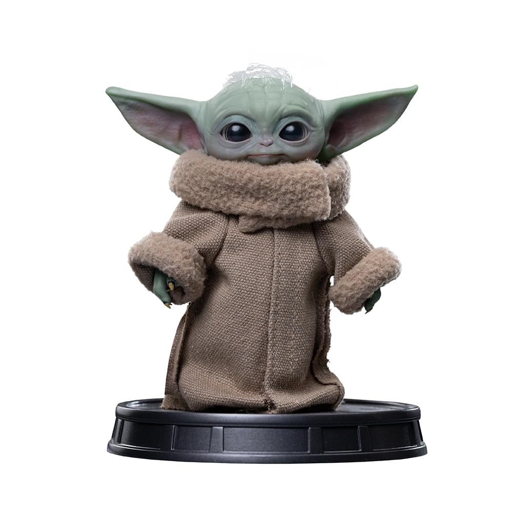 Iron Studios Kolekcjonerska statuetka Grogu Always Curious Movie Grogu Kolekcja Wielokolorowa żywica Polystone 13,9 cm 5,4 cala