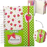 das BESONDERE: auch INNEN ist das Buch hochwertig mit tollen Motiven bedruckt __ jede Seite hat einen extra Platz für den Namen, die Anzahl der Portionen, Zeitaufwand & Zutatenliste _____ ideal für Vorspeisen, Hauptspeisen, Desserts & Getränke Rezepte ! ___ 2 Stück praktische Taschen als Aufbewahrungsmöglichkeit für Ausschnitte, Bilder und Zettel sind fest im Buch integriert