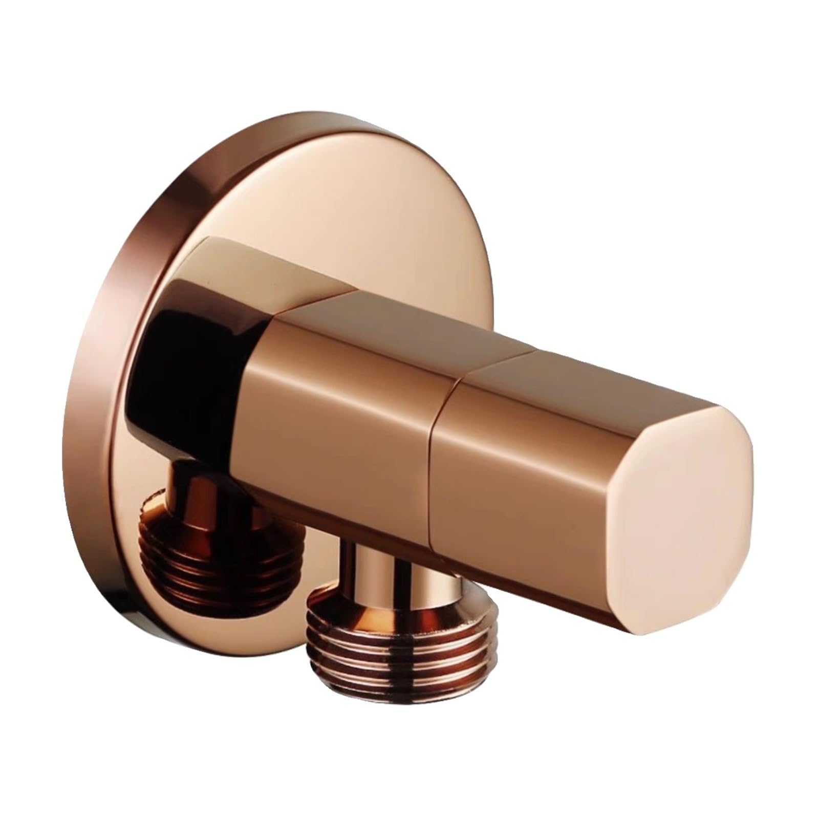 Iklaaqetbxps Rose Gold A Brass Wall Mounted Household Multi-Scene Angle Shut-Off Valve
