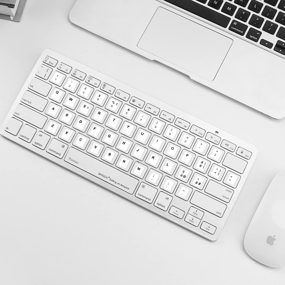 4 PCS Adesivi Tastiera Italiana Adesivi Tastiera per Conversione Layout Italiano