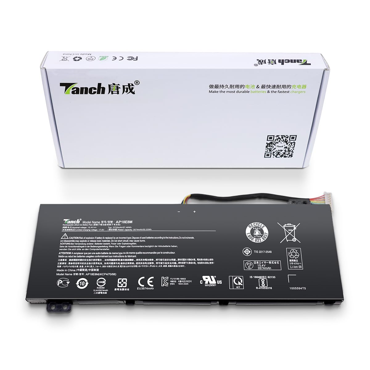 Amazon.com: Tanch Genuine Laptop Battery AP18E8M 4ICP4/70/88 KT
