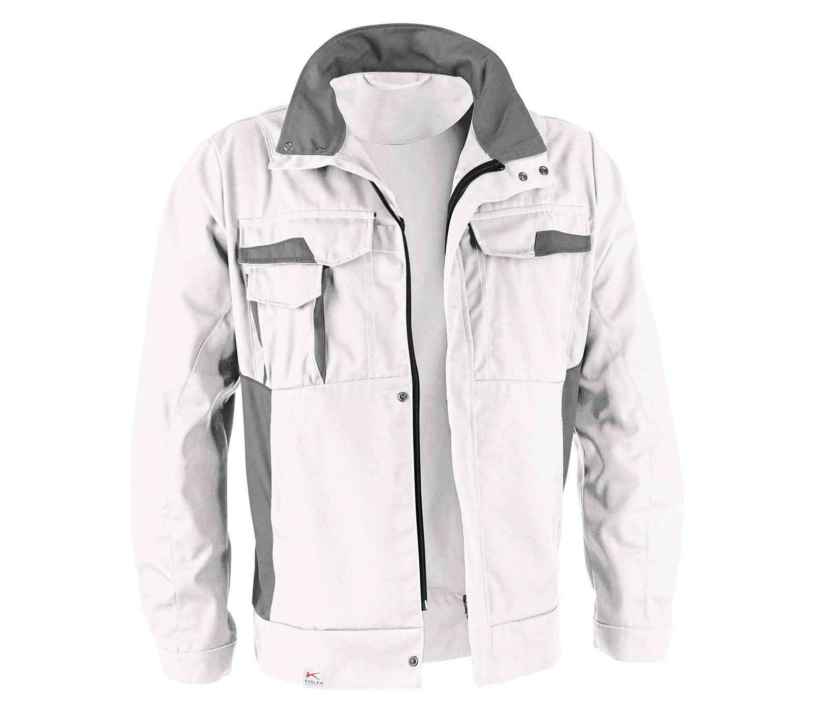Veste Kübler Vita Mix Blanc et Gris Moyen en Taille XS