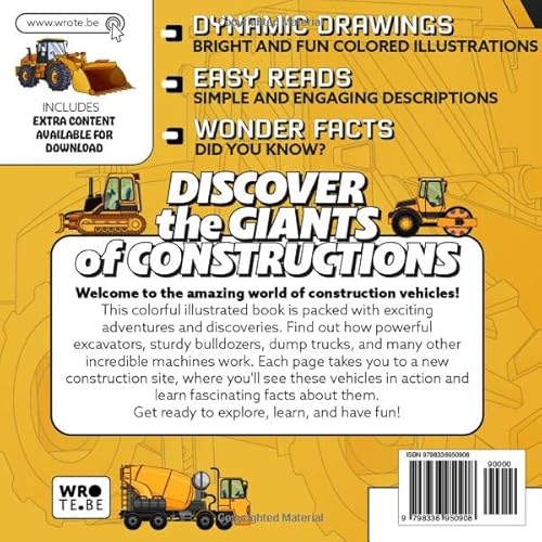 image for Majosta Awesome Heavy Machines: Truck, Construction Vehicles & Excavat
