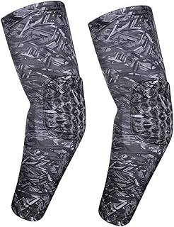 CLISPEED 2 Peças Cotoveleira De Cotovelo De Tênis Cotoveleira De Tênis Mangas Masculinas Cotoveleiras Masculinas Manga De Futebol Manga Esportiva Antebraço 12% Elastano Placa De Proteção