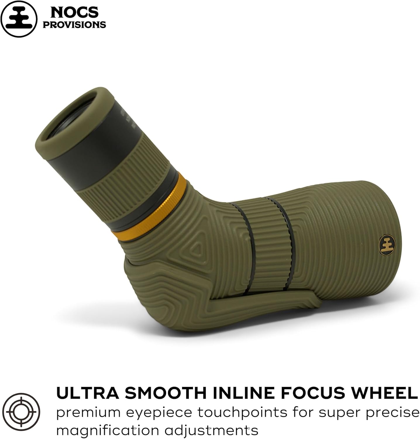 Nocs Provisions Lite View 9-27x56mm Spotting Scope – Compact, Fully Multi-Coated, Anti-Scratch Optics for Adults & Kids, Ideal for Bird Watching, Hiking, Wildlife & Outdoor Travel - Saguaro Green