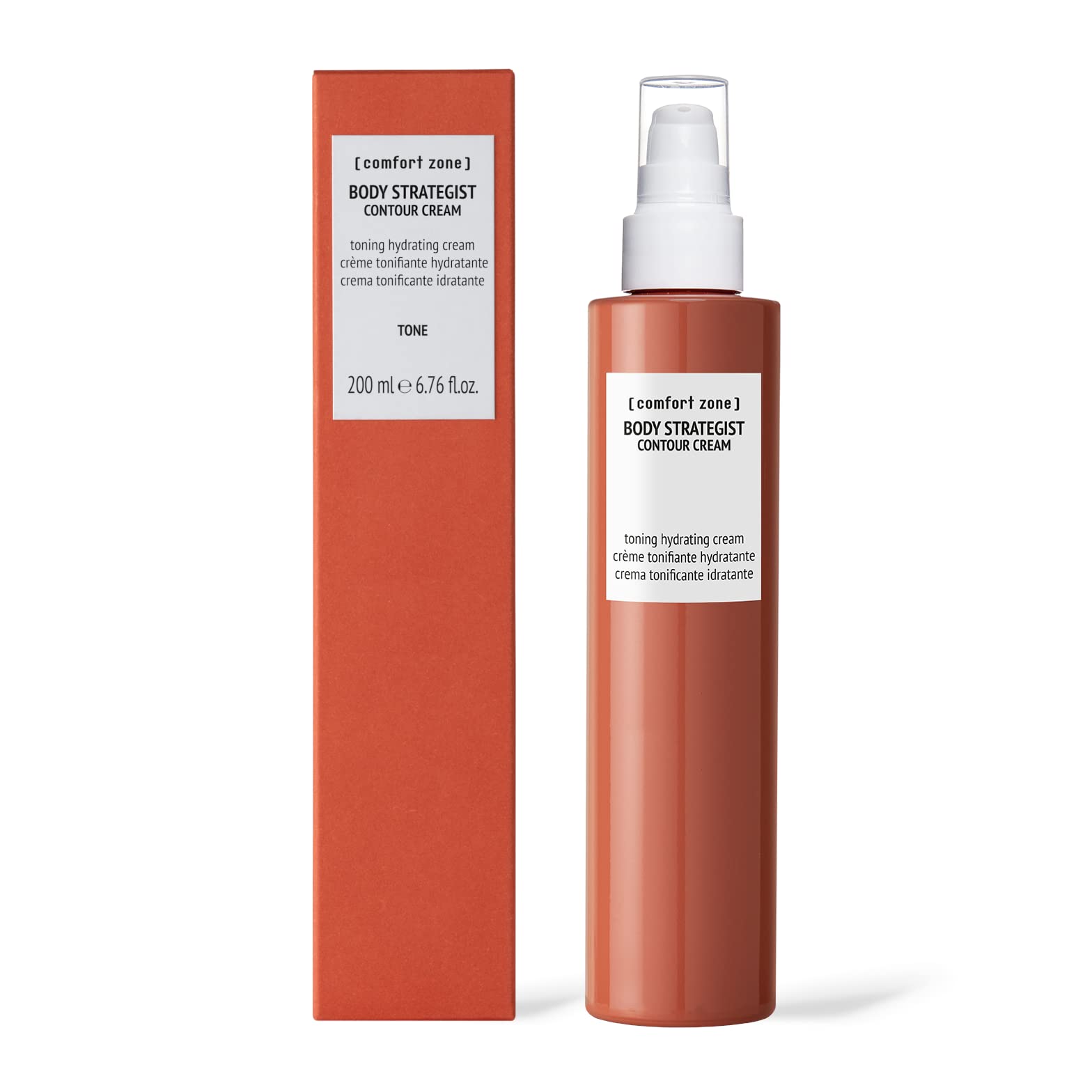 [ ] Body Strategist Contour Cream, Hydrating And Enriching Formula To Aid In Toning And Firming Skin, 6.76 fl. oz