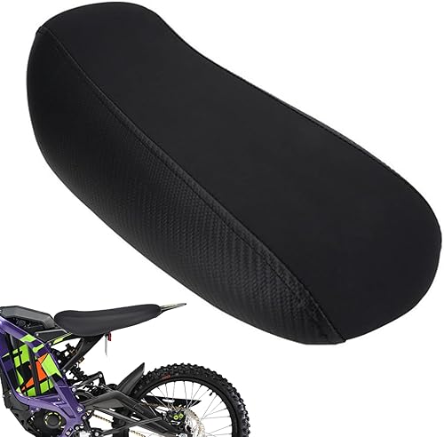 JFG RACING Sur Ron Cojín de asiento de tercera generación Sur-Ron impermeable, ancho y grueso, asiento elegante de felpa para Surron Light Bee S/X
