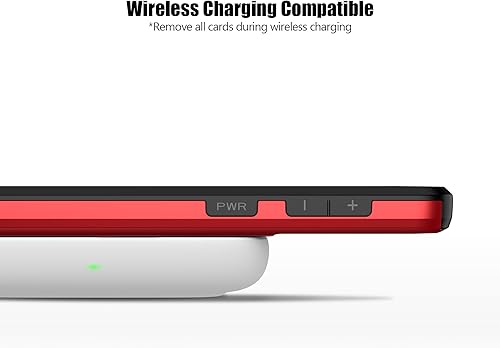 Miniatura 6 de Nvollnoe Funda protectora para Samsung S21 con tarjetero 5G 6.2 pulgadas de doble capa resistente Galaxy S21 Funda protectora con ranura para