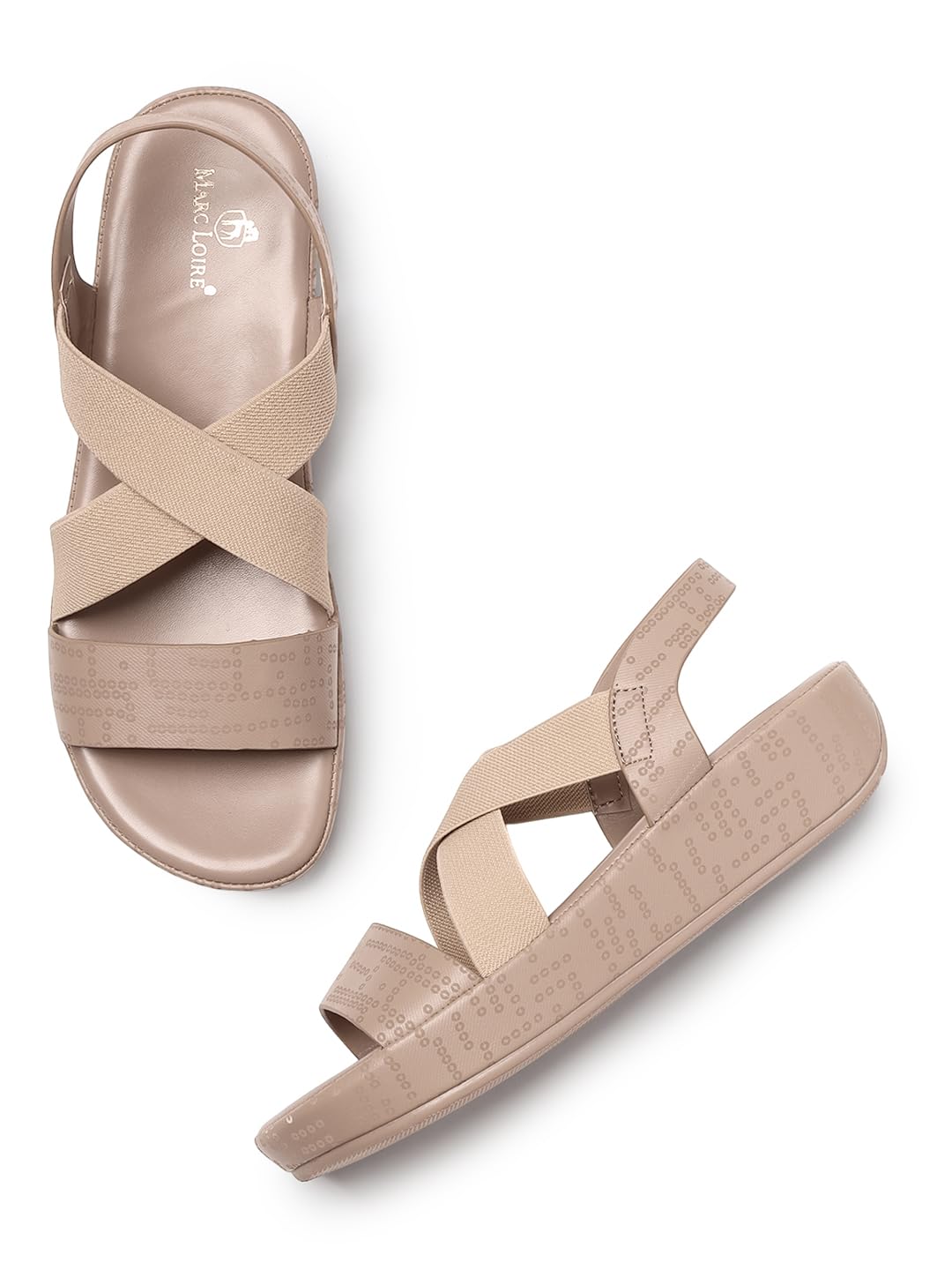 Backstrap Flatform Heels Sandal For Woman | Comfortable Fashion PU Round Toe Sandal | Casual Footwear For Women-image-19