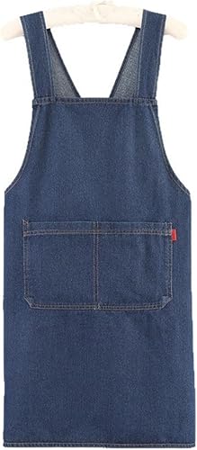 Miniatura 1 de Delantal Jour para adultos, delantal de algodón ligero con bolsillo frontal, delantales traseros cruzados para mujeres y hombres, delantal de cocina