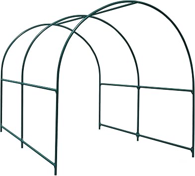 Multi-Size Large Garden Support Arch Frame Climbing Plant Arch Arbor for Flowers/Fruits/Vegetables 6.5ft x 7ft x 7.2ft