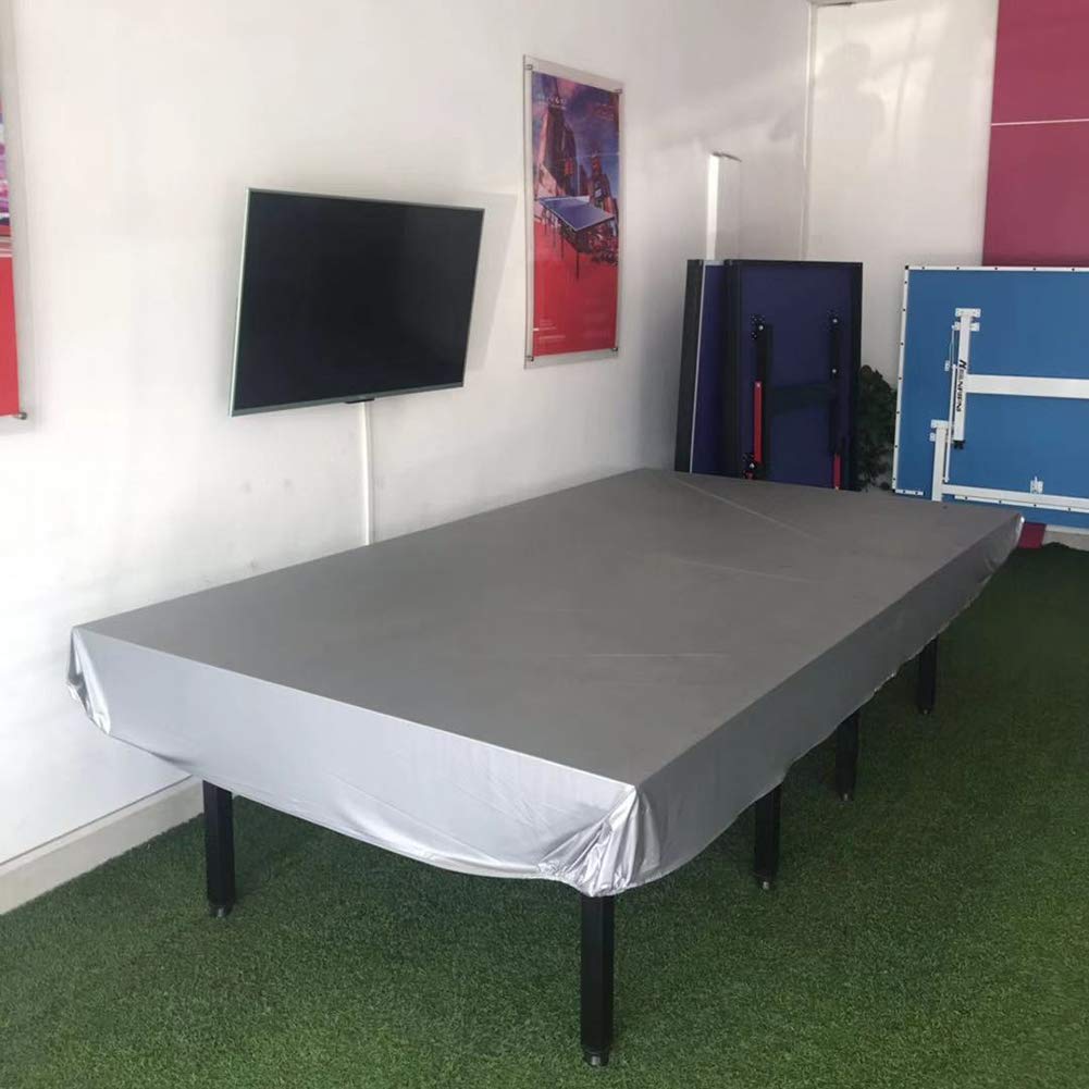 Funda Protectora para Mesa de Ping-Pong, Interior Exterior Impermeable Anti-UV Protección Cubierta de Tenis de Mesa