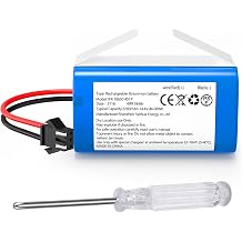 Battery Replacement for Coredy R750-1600Pa X586 X500 Ionvac SmartClean 2000