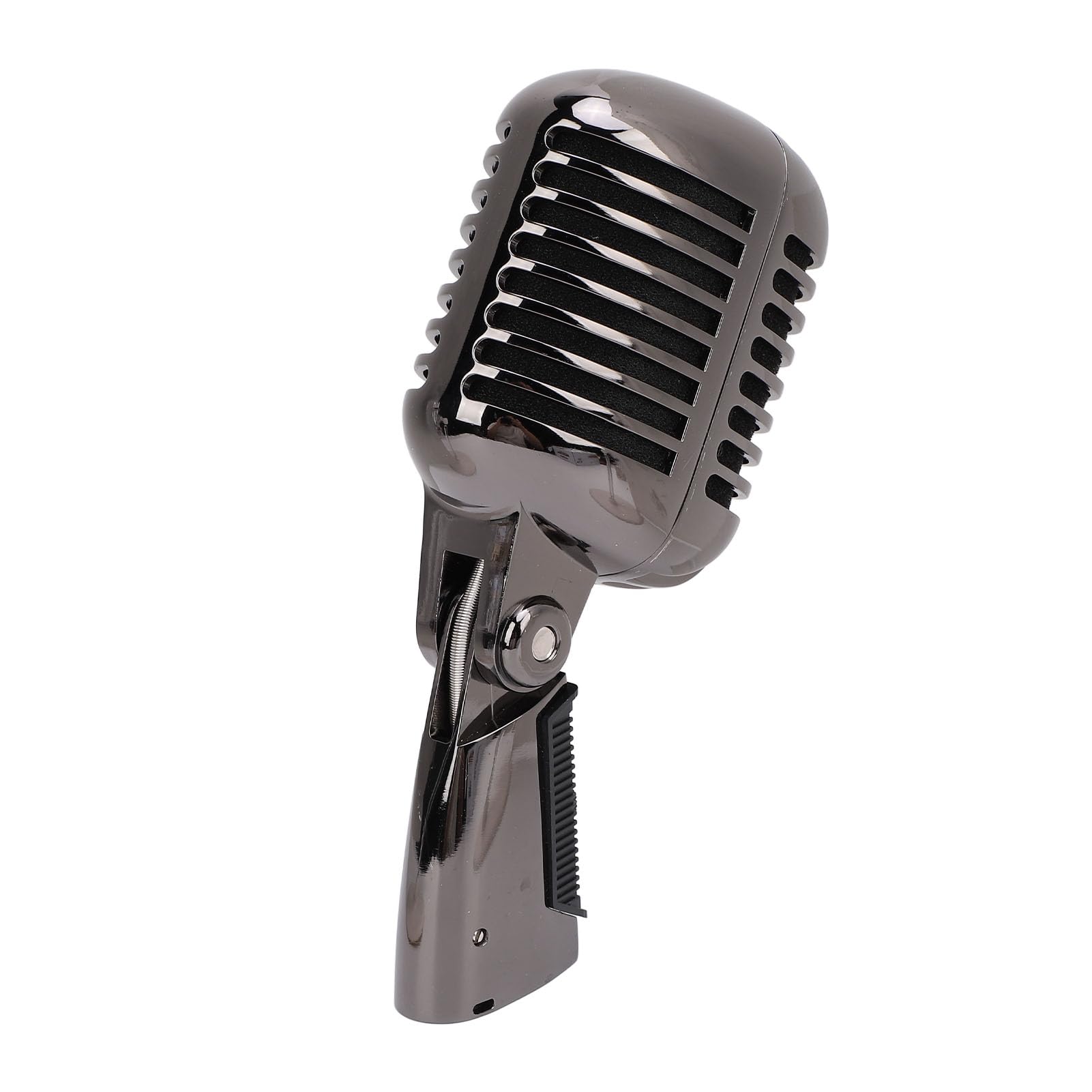 Old Vintage Dynamic Vocal Micrófono, Zinclegation Vintage Vocal Vocal Micrófono Cardioide Alta Sensibilidad Ajustable para Instrumental