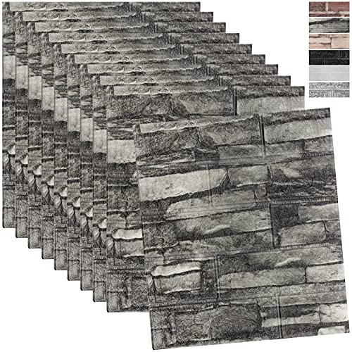 WAPANE 3D Brick Peel and Stick Wallpaper, 3D Wall Panels Self Adhesive