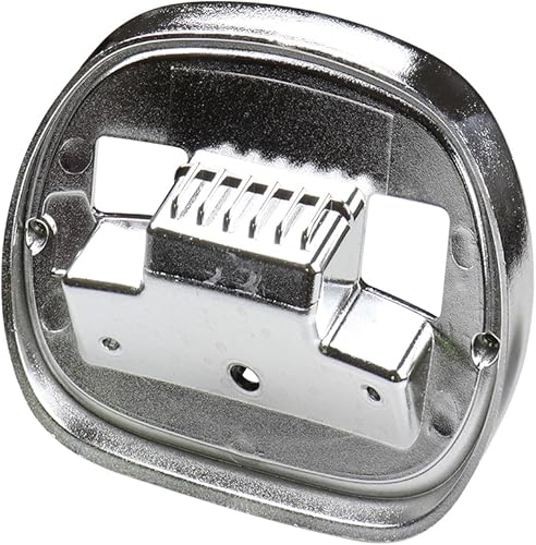 Repuesto de placa base de luz trasera compatible con Harley Touring Road King Dyna Low Rider Electra Glide Heritage Softail Fat Boy 68296-99A, cromo