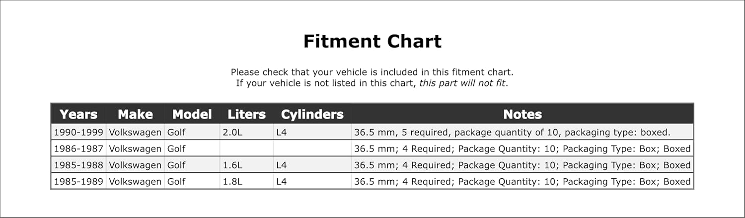Engine Intermediate Shaft Expansion Plug Compatible With Volkswagen Golf 1999 1998 1997 1996 1995 1994 1993 1992 1991 1990 1989 1988 1987 1986 1985 P-1505545
