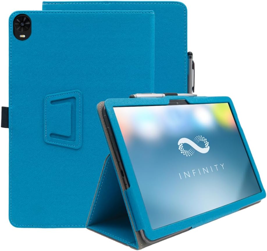 Compatible with TCL TAB 10 NXTPAPER 5G 10.4-INCH Tablet case, Full Coverage Ultra Slim PU Leather Cover Case Folding Stand Cover Protective Tablet Cover with Hand Strap Magnet (Black)