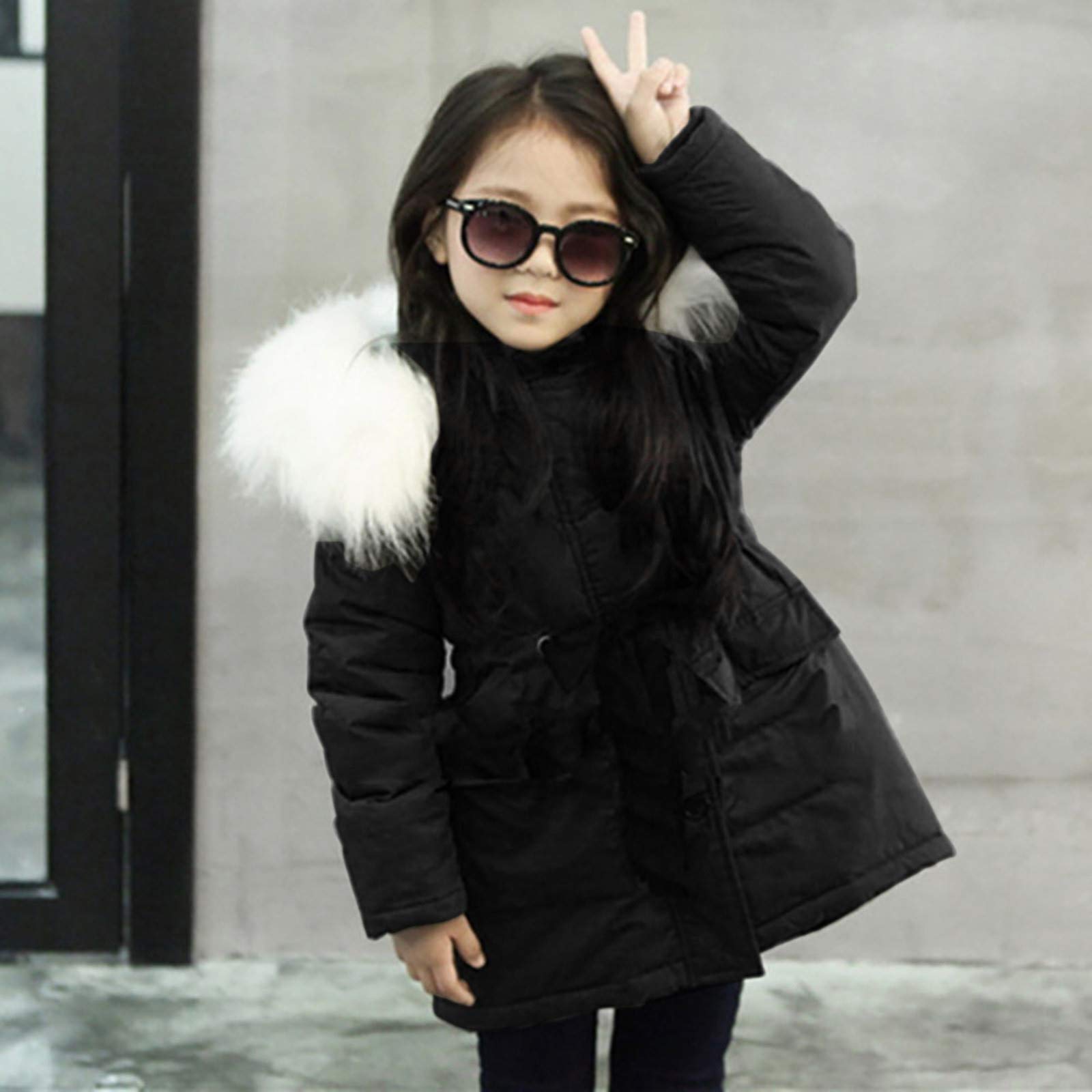 Cappotto per bambini con cappuccio, giacca invernale in cotone, giacca invernale per bambini, cappotto con cappuccio, giacca calda parka per bambini