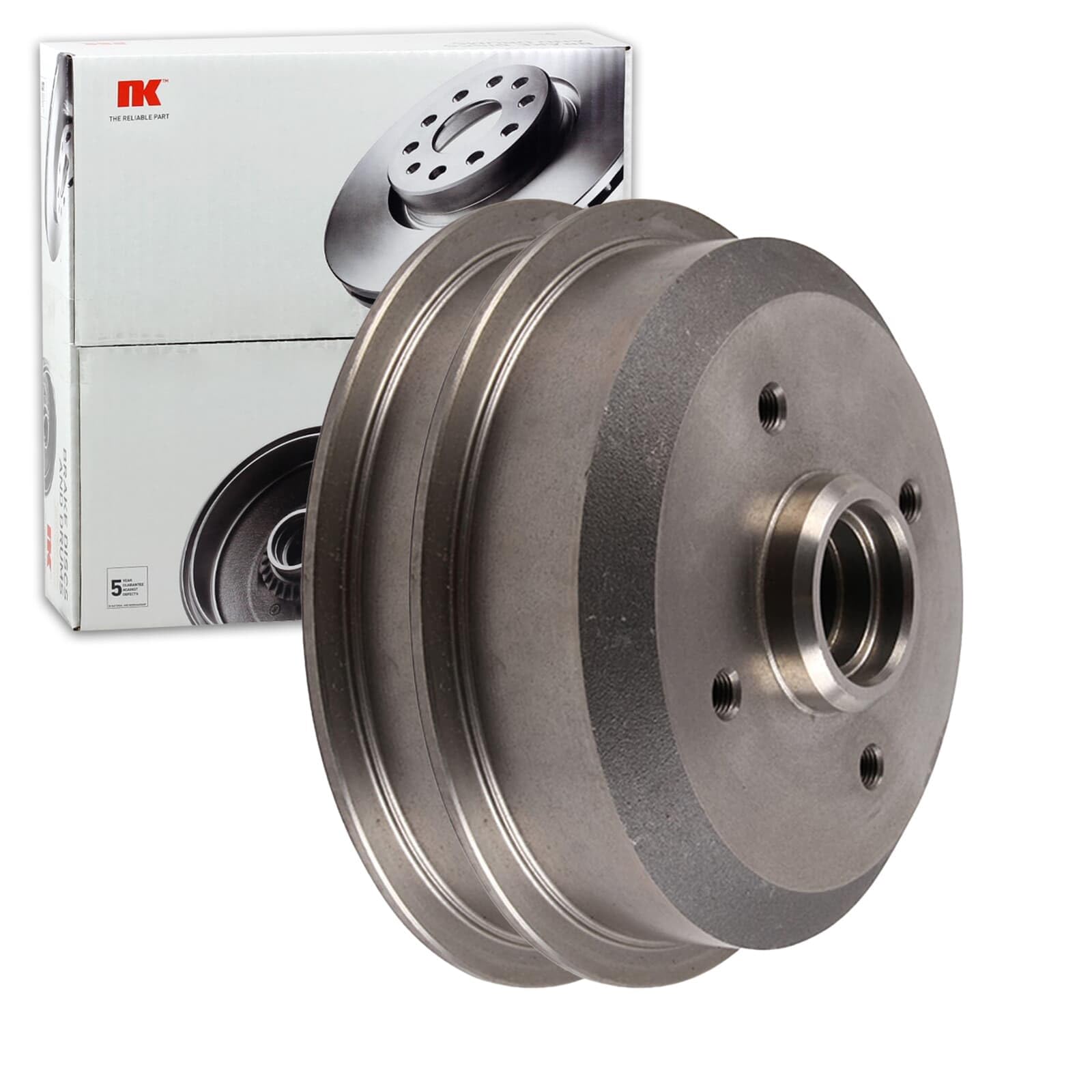 2x NK Ø 180mm Bremstrommeln hinten | 2x 252510 passend für Escort Fiesta Fusion Orion |