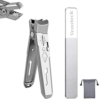 Heavy Duty Nail Clippers for Thick Toenails – Mess-Free Nail Care