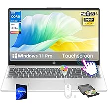 HP Touchscreen Laptop for Business and Students   15.6" FHD IPS Disaplay   Intel 10-Core i7-1355U   Wi-Fi 6   AI Noise Removal   Copilot   HD Webcam   w/Accessories   Win 11 Pro   32 GB RAM, 1TB SSD