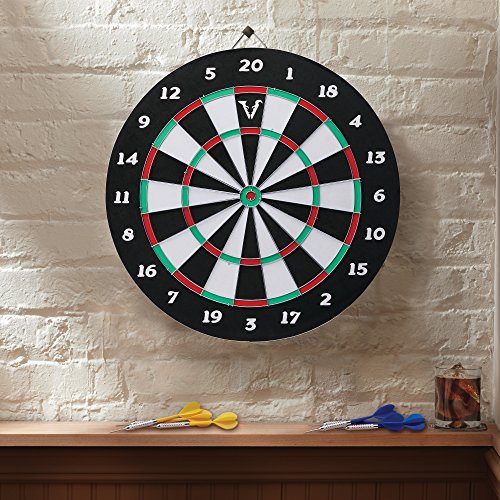 Viper Double Play 2-In-1 Baseball Dartboard With Darts #TOP2