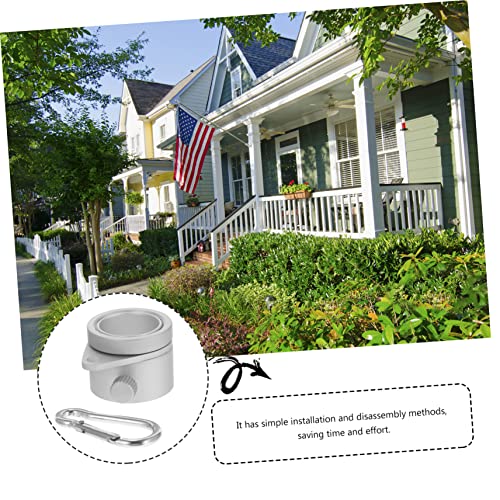 Yardwe 6 Pcs Flagpole Ring Flag Poles Flag Kits Flag Rotating Mounting Rings Flagpole Mounting Rings Rotating Flag Mounting Rings Rotating Flagpole Ring Flag Fasteners Flag Holder #TOP1