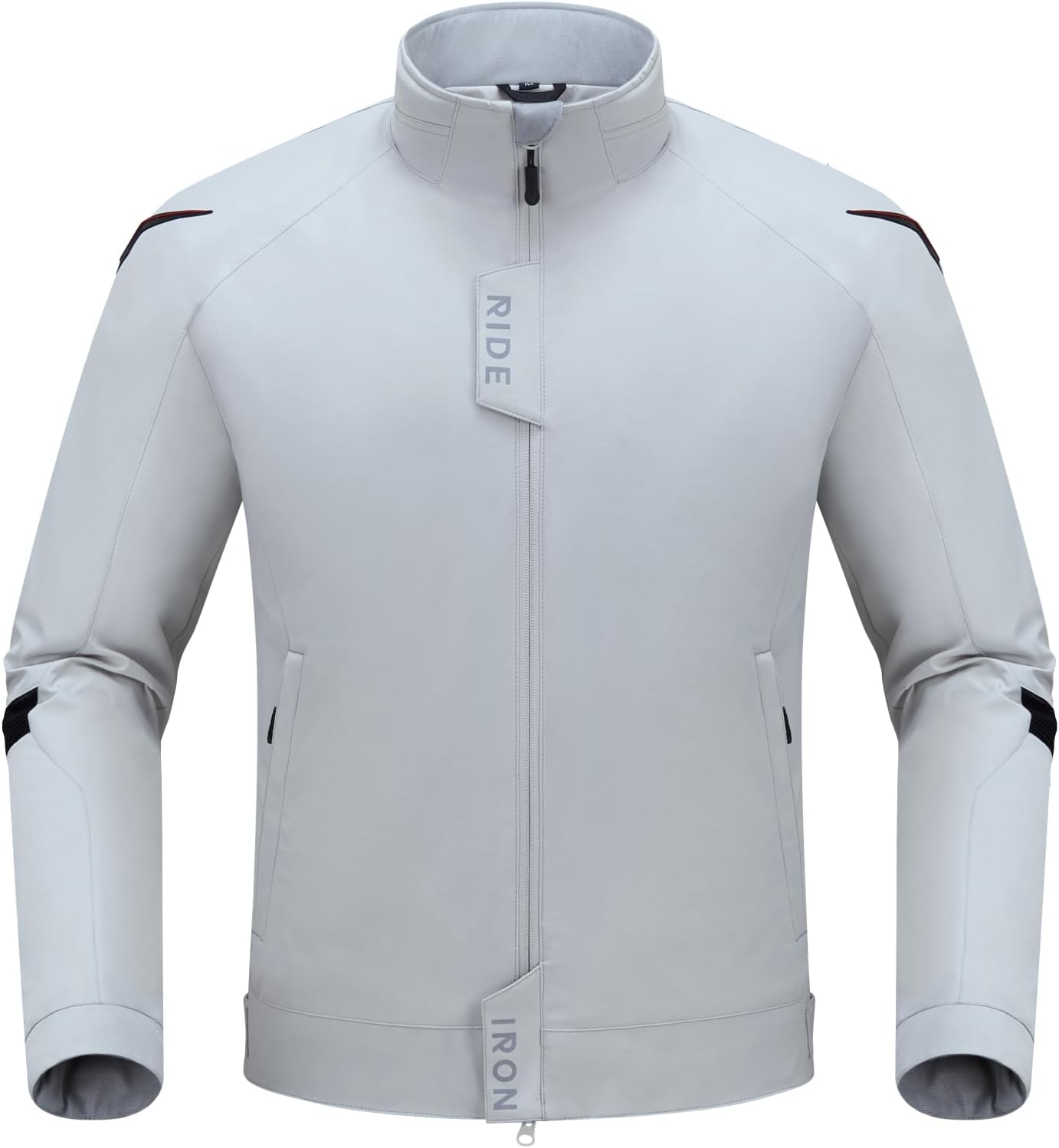Motorcycle Riding Jacket for Men, Waterproof, with Ce Level 2 Armors (Shoulder/Elbow), Removable Liner, All Season