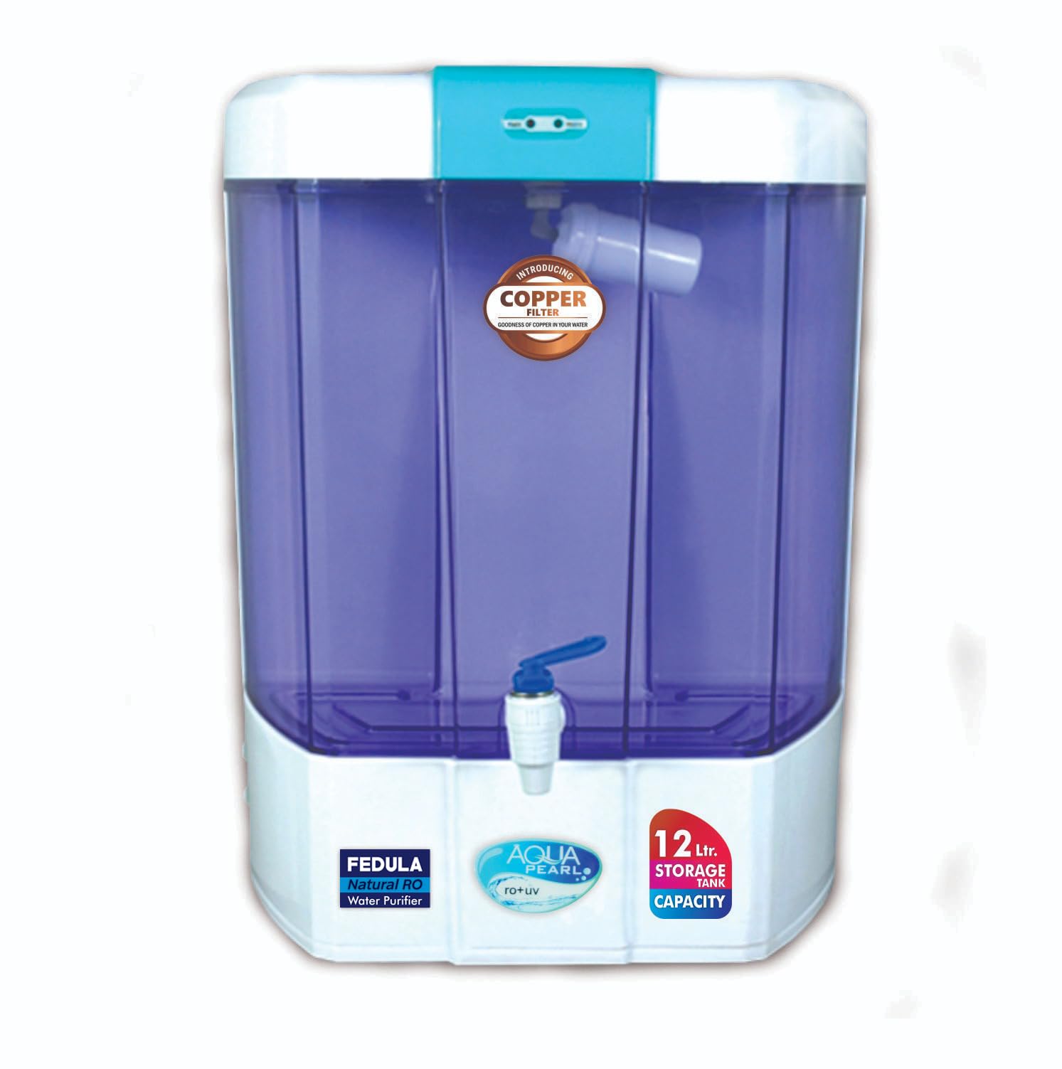 Aqua Pearl RO Water Purifier with RO+UV+Copper+Zinc, 10 Stages Purification, 12 Litre, Wall Mounted, Electric, Advance HTDS Membrane | 20 LPH | Suitable for all type water with 1-Year Warranty-image-46