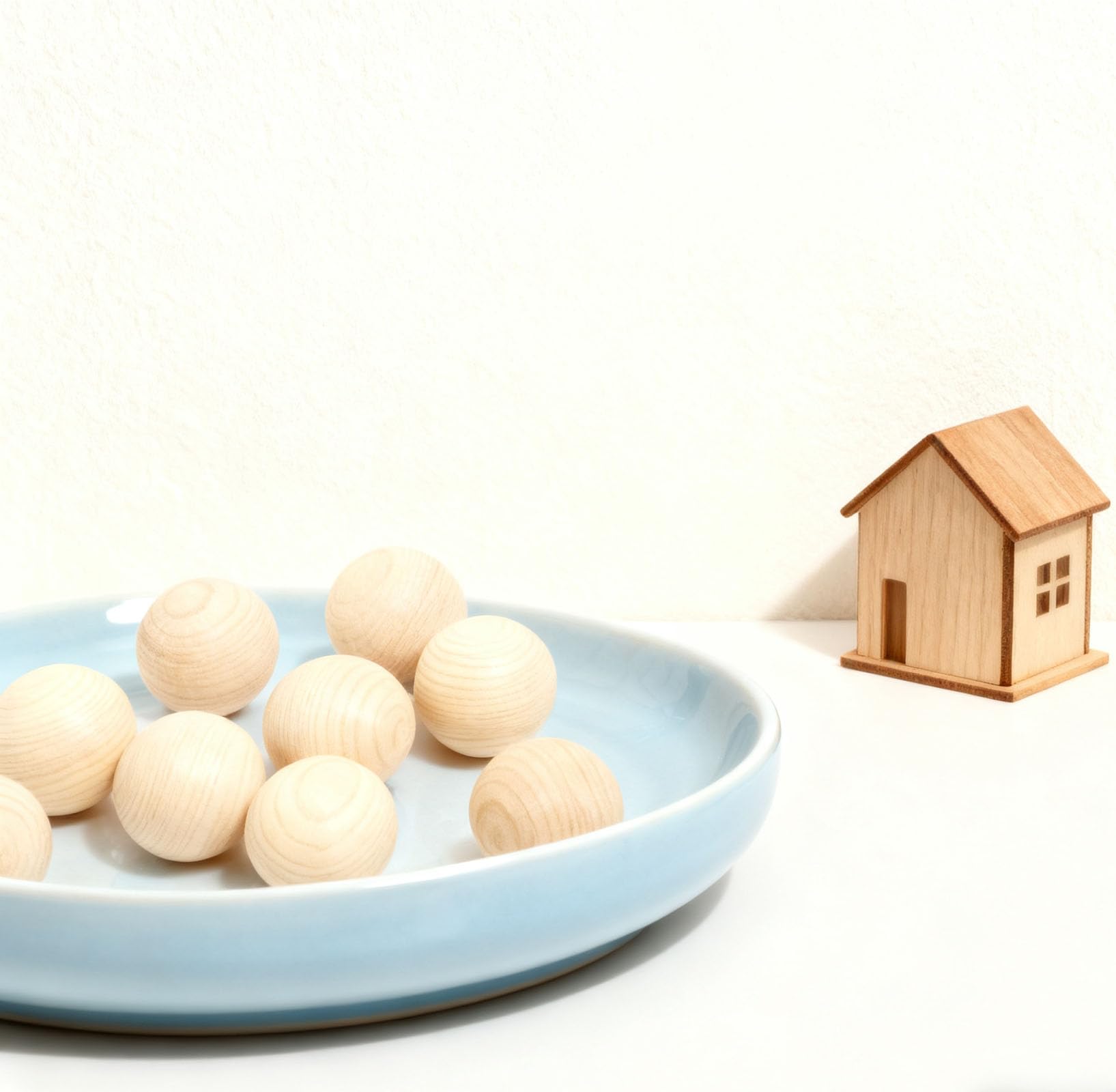 Redondas De Madera Sin Terminar De, Bolas de Madera Maciza, para Manualidades Decoración Artesanal y Proyectos DIY Casa Fiestas y Celebraciones(Size:20cm（1pcs）)
