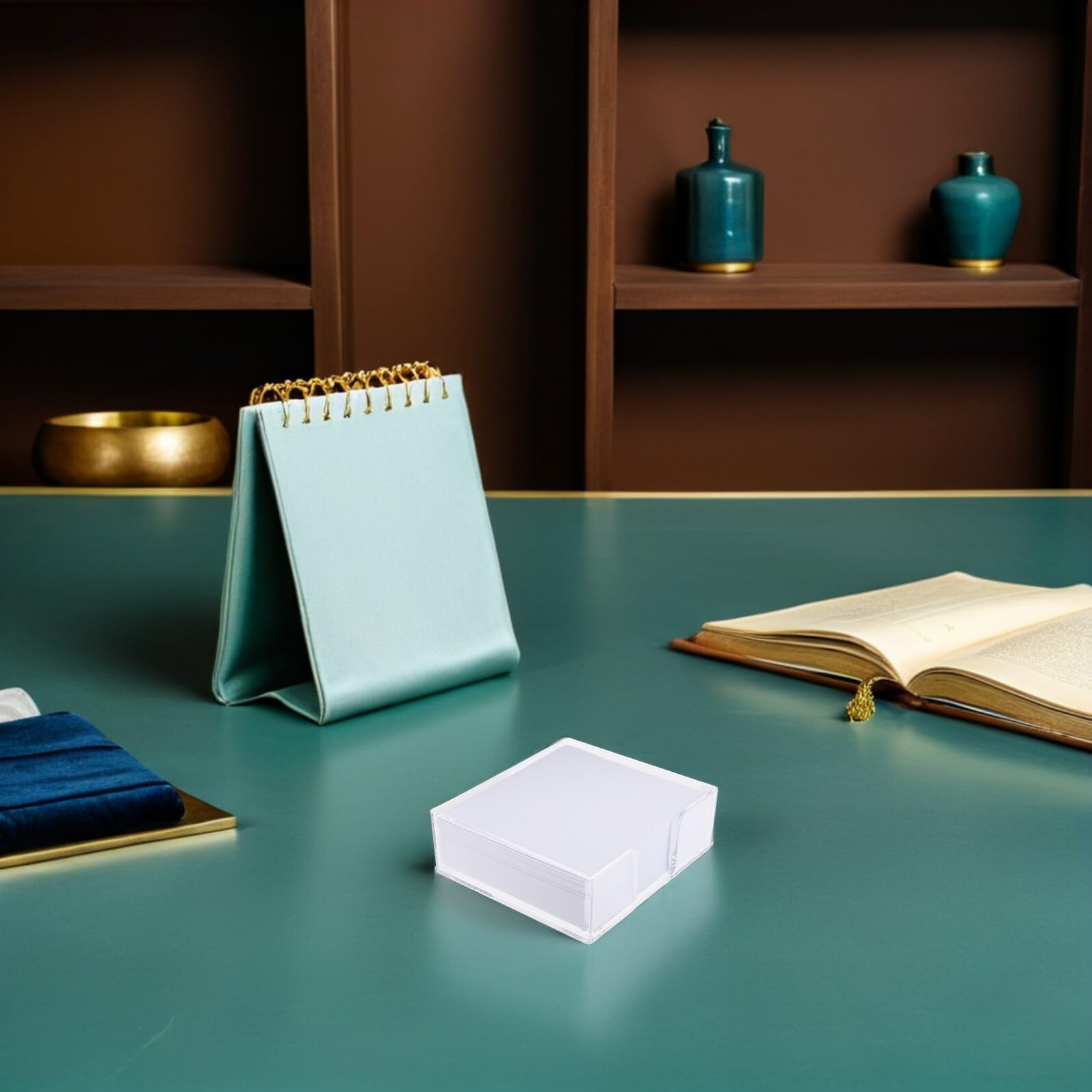 DOITOOL Bloc-notes Blanc sans Adhésif Lot avec Papier de Bureau Transparent pour Prise de Notes et Rappels Papeterie pour Maison et Bureau