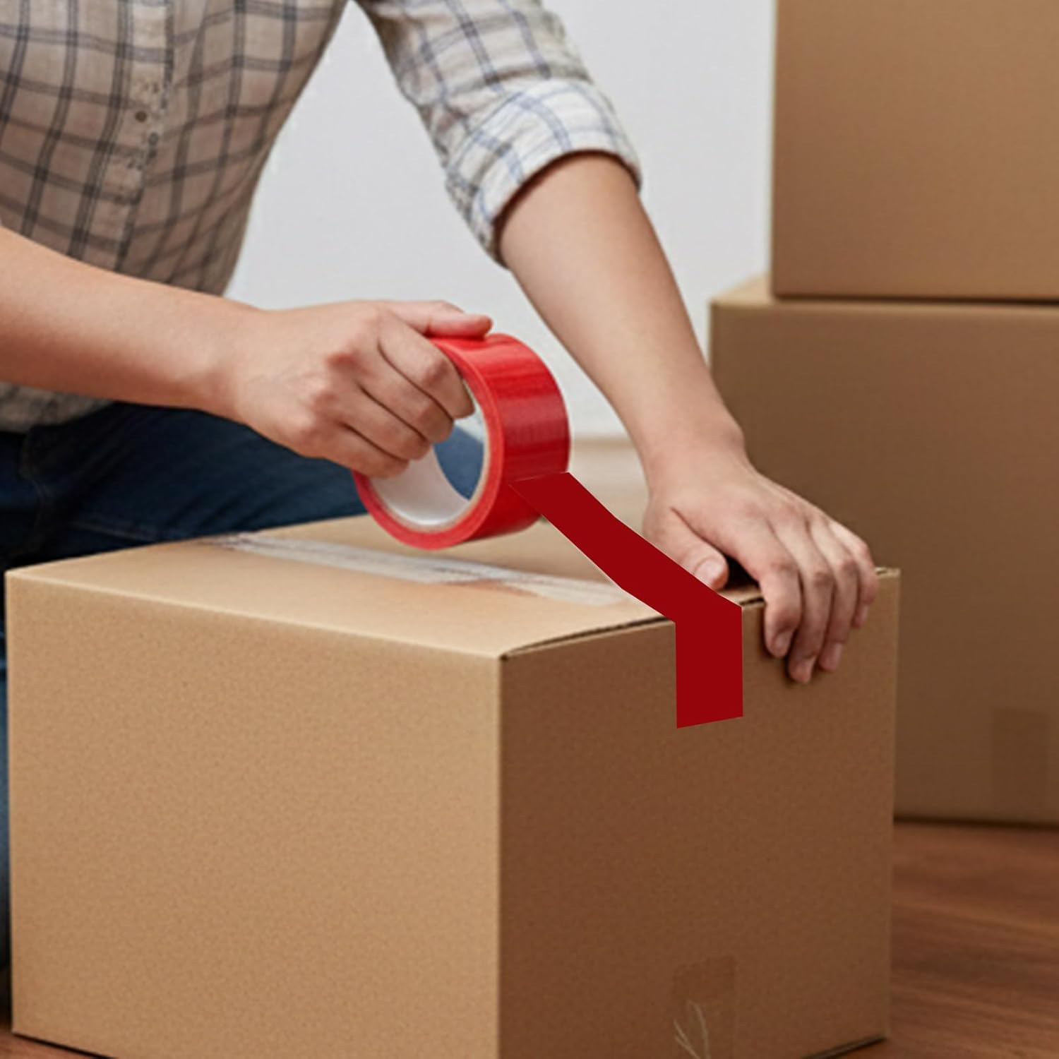 12 Roll Multipurpose Strong Adhesive Tape Industrial Duct for Craft Art Packaging Home School Enduring Multipurpose Strong Adhesive