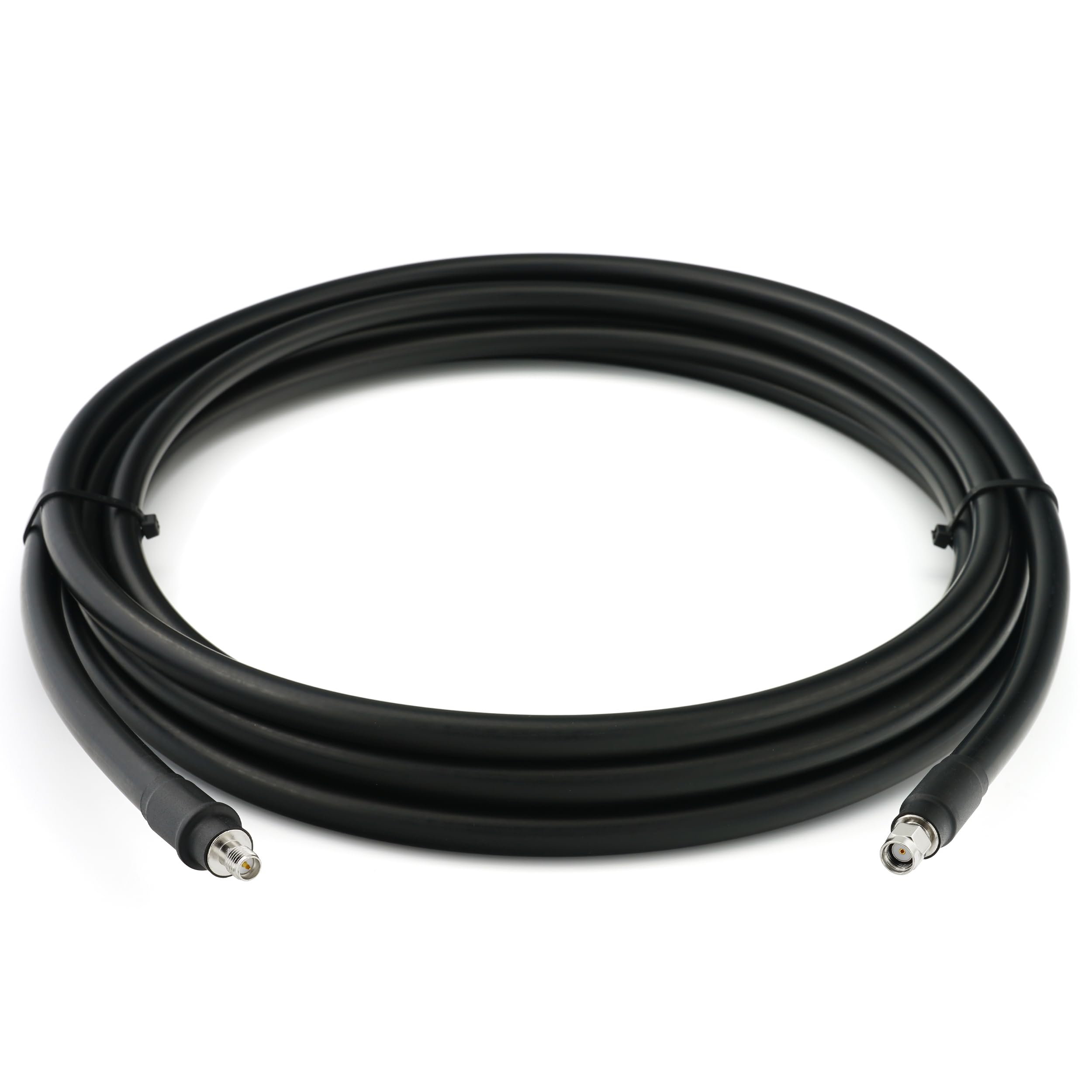 25m RP-SMA Macho a Hembra Cable Coaxial extensor – RPSMA Cable de Extensión 8D-FB Ø11.1mm Ultrabaja Pérdida – alargador para amplificador señal WIFI repetidor WIFI Router Antena adaptador