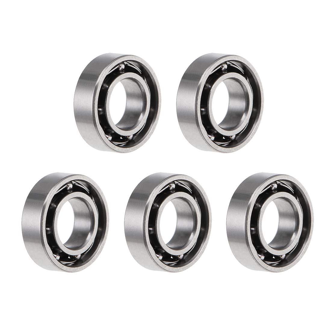 uxcell MR105K Deep Groove Ball Bearings 5mm Inner Dia 10mm OD 3mm Bore Open Type Chrome Steel Z2 5pcs (B082PRFJM5) Amazon Price History, Amazon Price Tracker