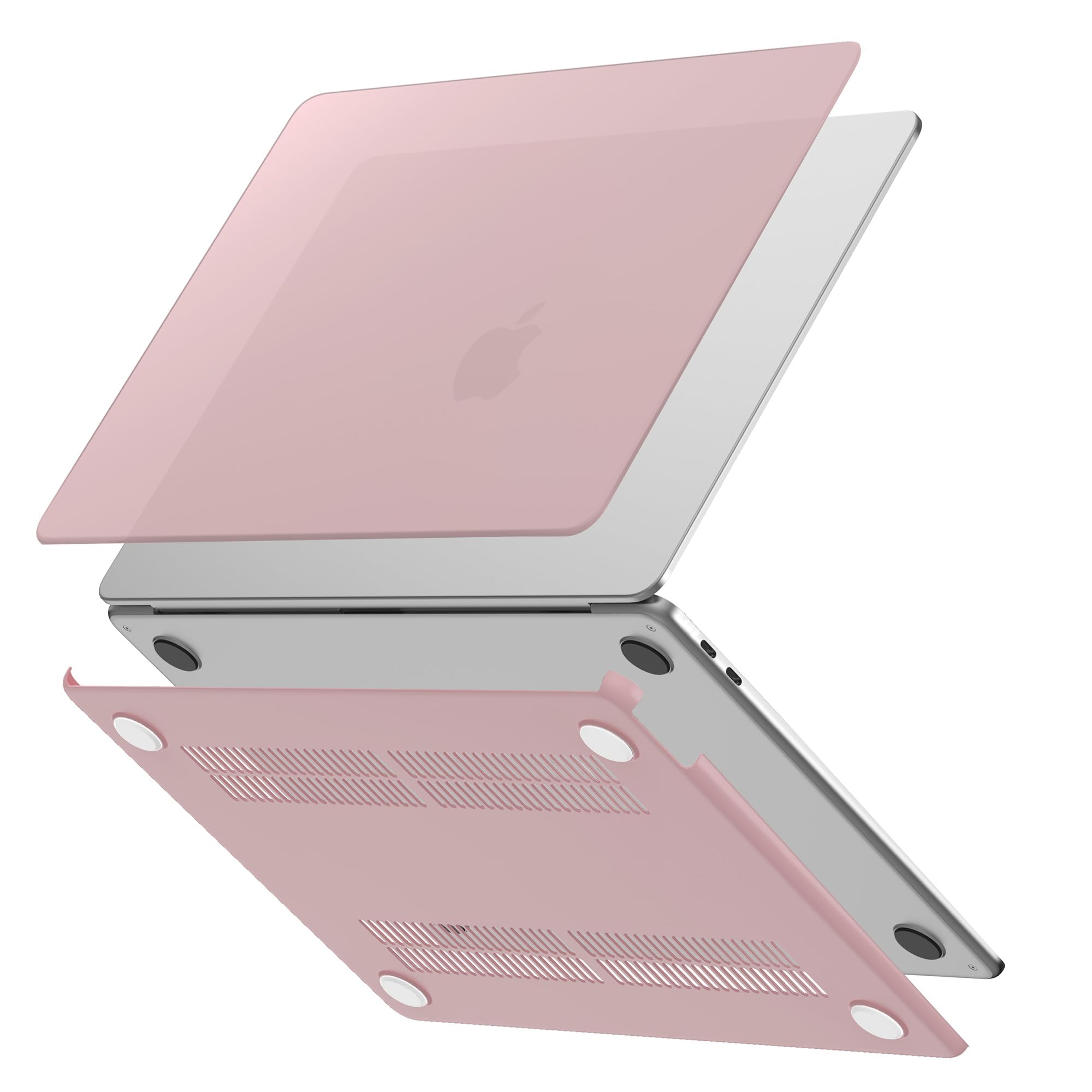 GPXIIZ Compatibile con Cover MacBook Air 13 M1 2020 2019-2018, Rosa | A2337 A2179 A1932, Opaco, Ultra Sottile & Antigraffio, Custodia Case Rigid Protettivo in Plastica Mac Air 13.3"